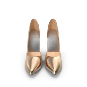 Golden Shoes Woman